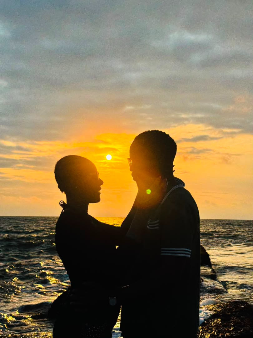 Silhouettes au coucher du soleil